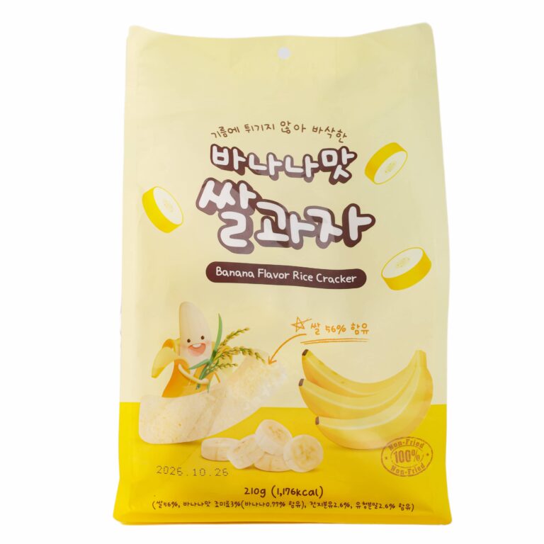 Banana flavor Rice Strip210g (1)